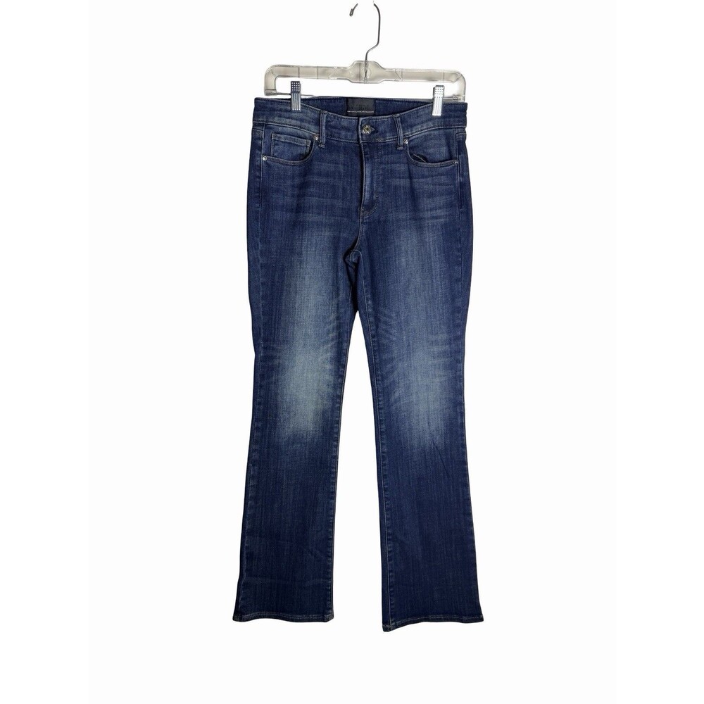 White House Black Market Slim Boot Jeans 6S Blue Mid Rise Everyday Soft Chic